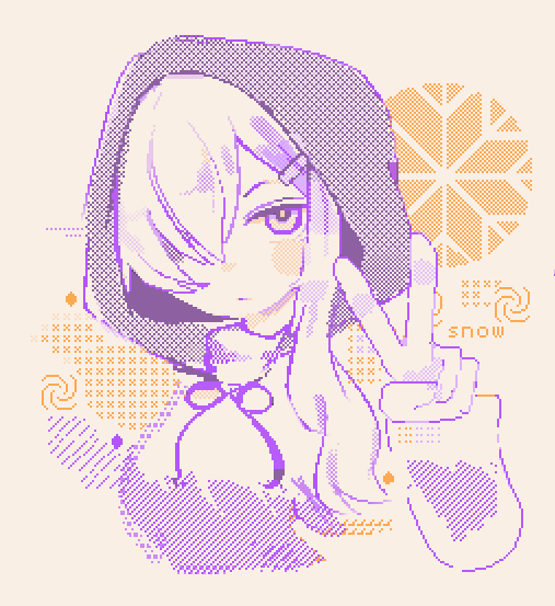 I tried dithering❄️✌️
#pixelart