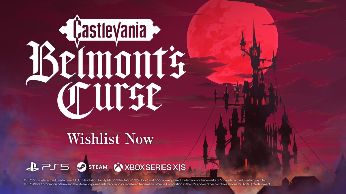 Wishlist Castlevania: Belmont's Curse Now!!

PlayStation™Store
store.playstation.com/concept/100181…

Microsoft Store
microsoft.com/store/producti…

Steam®Store
store.steampowered.com/app/4231820

#Castlevania #CastlevaniaBC
