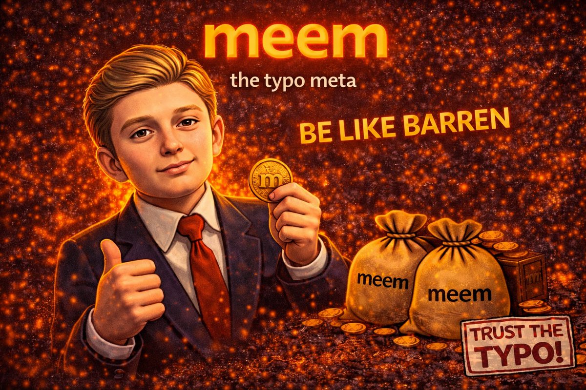 🚨 BREAKING:

Unconfirmed reports suggest Barron Trump is now planning to get in super early and buy $MEEM on Solana. Apparently! 🤷🏻‍♂️

Looks like something big is coming for crypto. 

Word is: Be like Barren.

Source: this guy said he heard it from this other guy.
