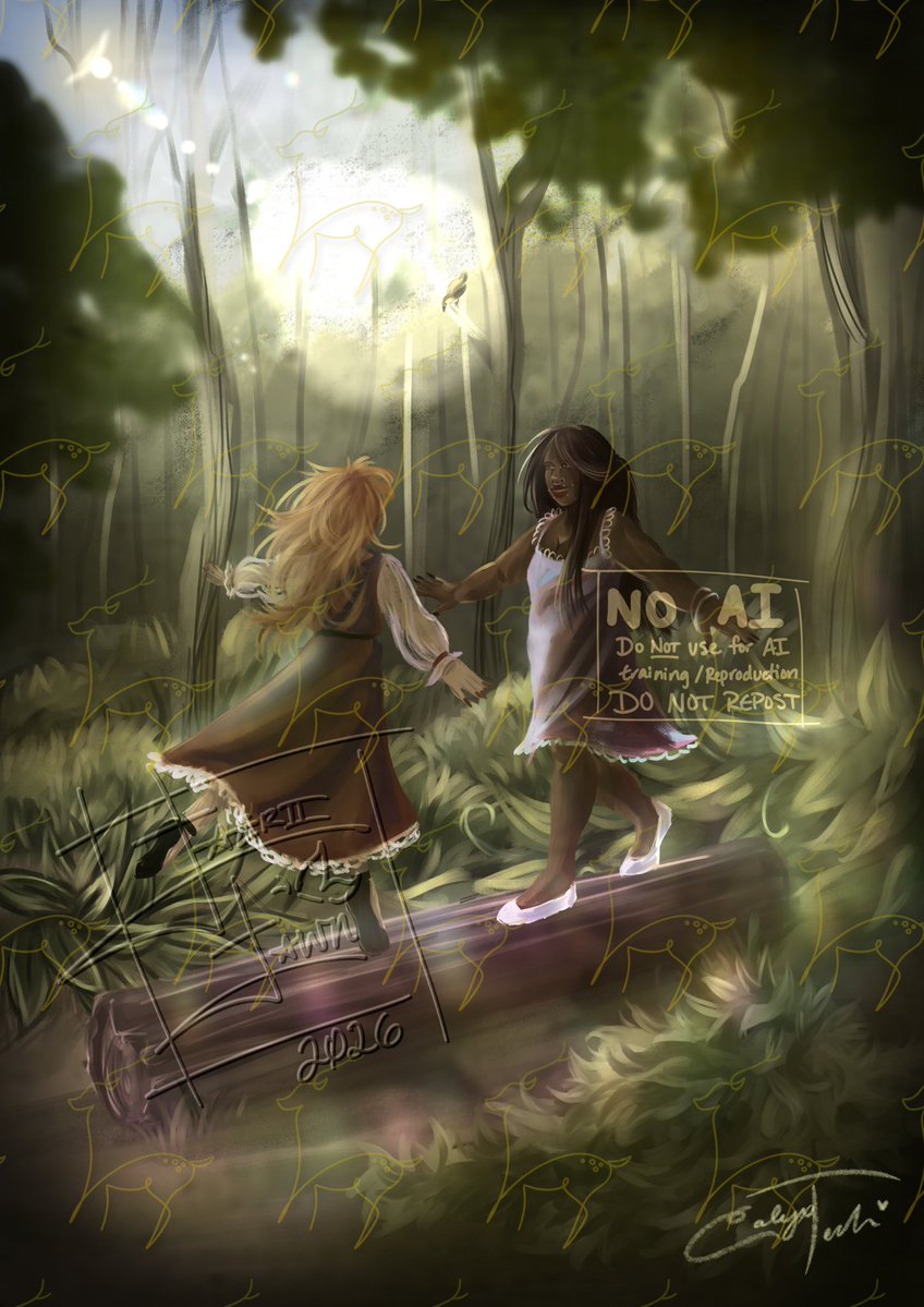 i did an art trade with someone for valentines dayyyy 

#art #arttrade #artmoots