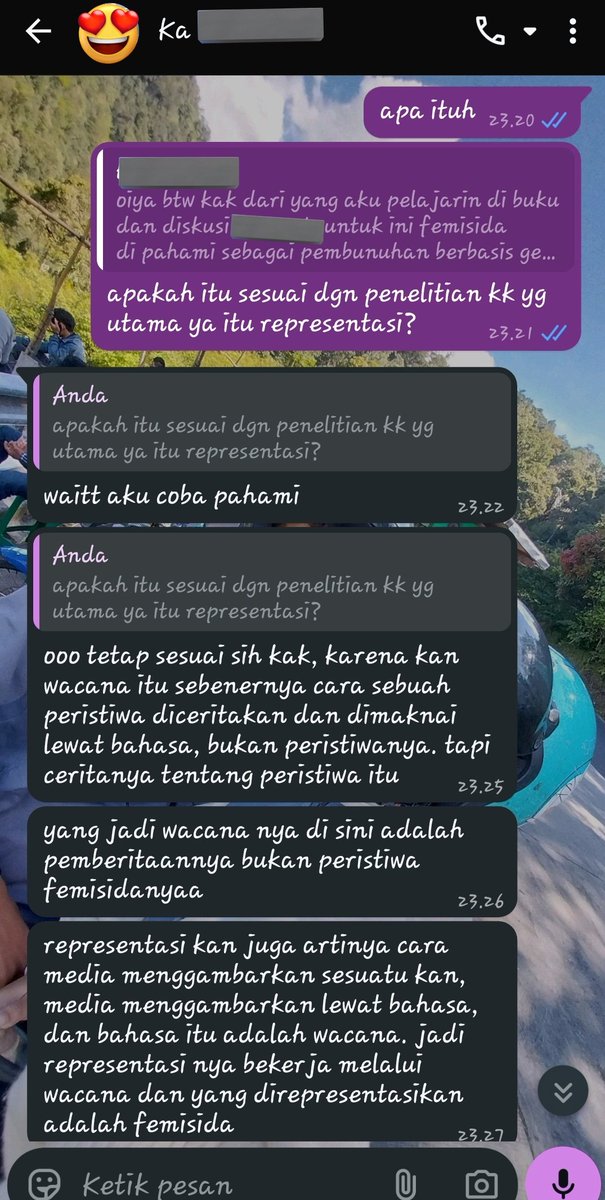 kalau buat skripsi di aku pasti sambil diskusi materi😭 via cht biar lebi enak nyampaikan peendapatnya. dan byk jg si yg vn.

jd kalau skripsian, aku ga menuntut jawabanku dipakai semua yah. karena kalau cust punya pendapat sendiri aku oke2 aja. tp ya begitu, dgn bbrp kesesuaian