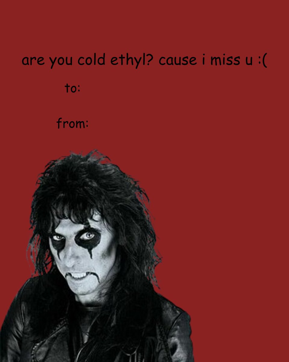 alicecooper's tweet photo. Send these to a special sick thing in your life 💌 https://t.co/Wdwuxzaoa0