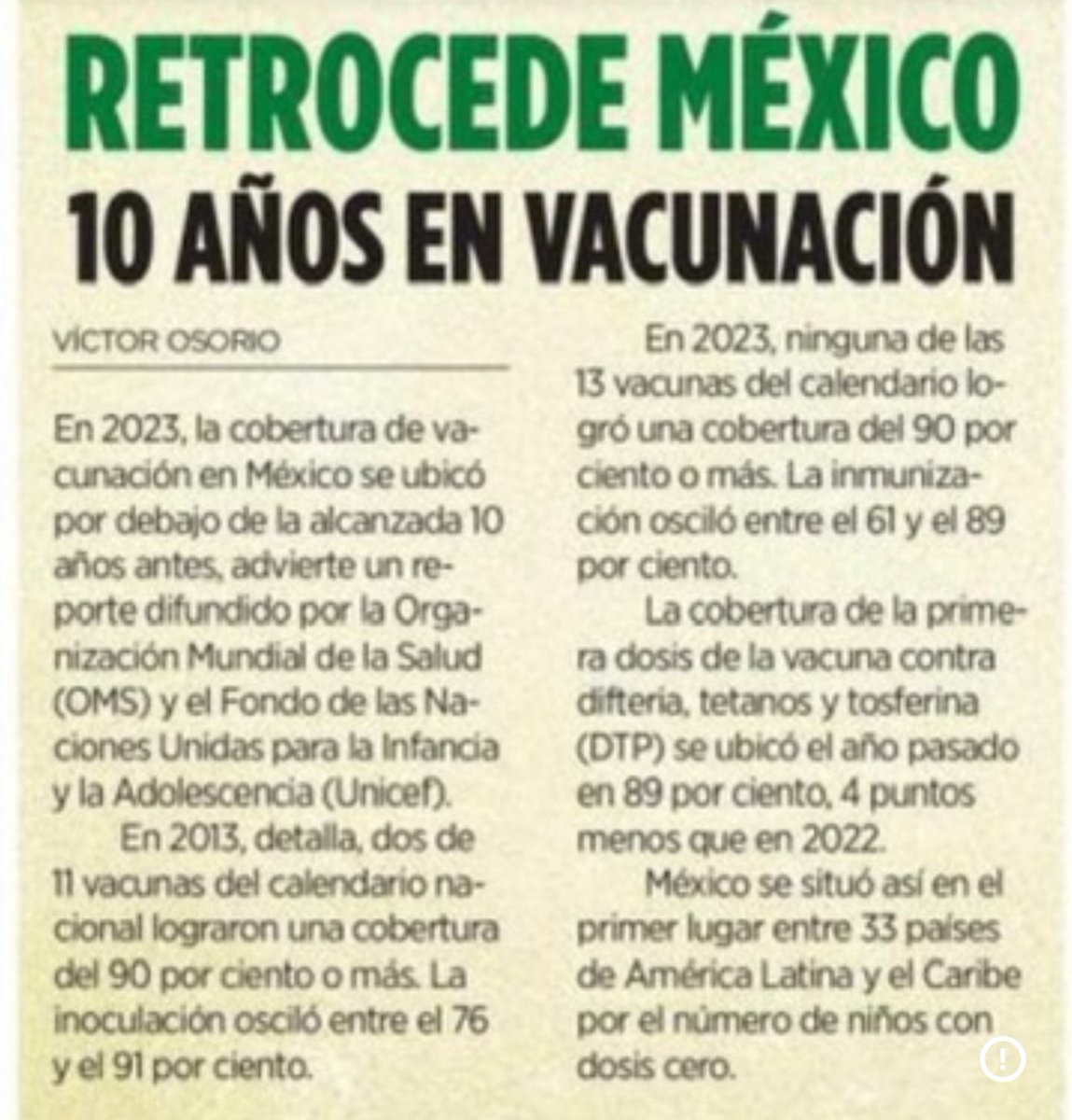 perladil's tweet photo. 🔴 10 años de retraso en vacunación. 

😉Disfruten lo votado ! https://t.co/rTIq1oeWLu