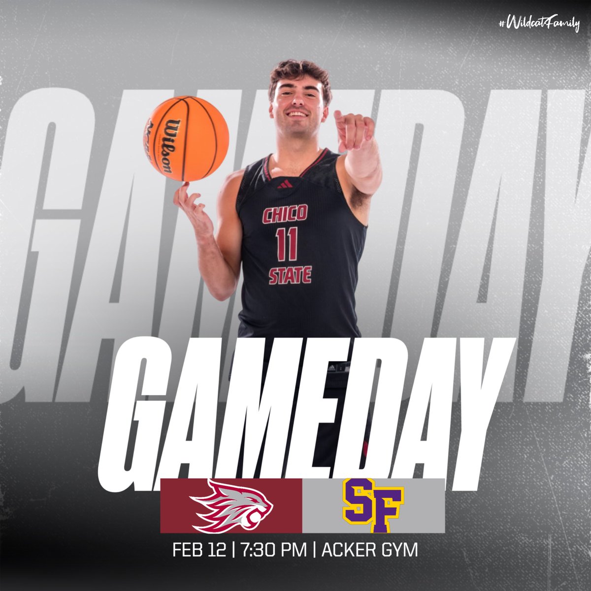 Chico State Men's Basketball tweet media