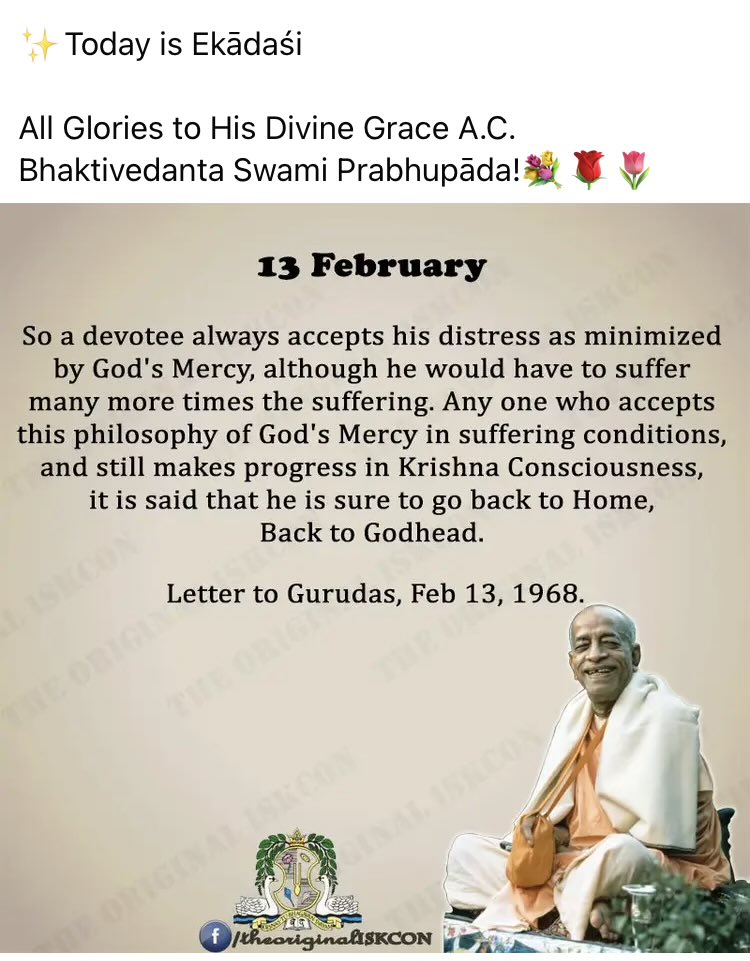 🙏🏽🌼 Written by His Divine Grace Śrīla Bhaktivedānta Svāmi Prabhupāda 🌼🙏🏽