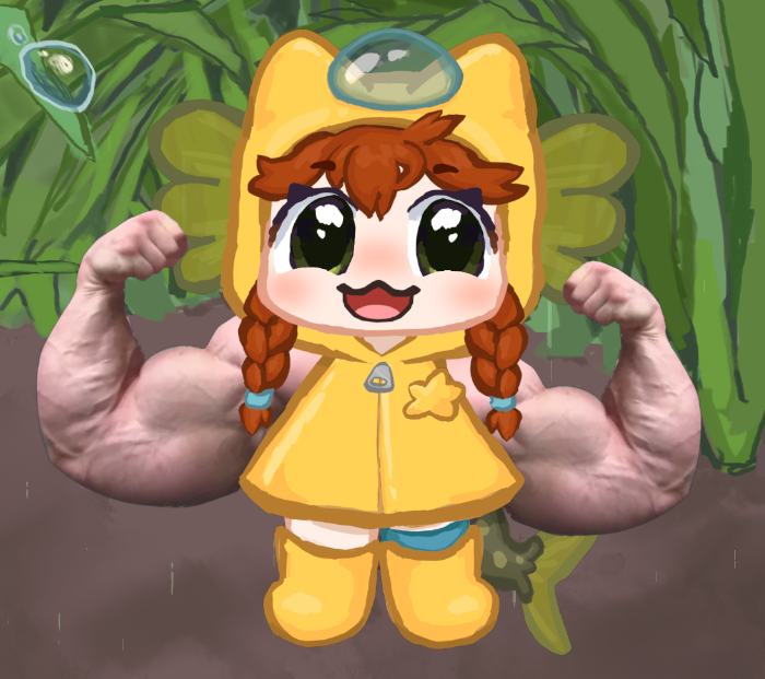 I think I'm allergic to iron... I'm getting all swole 😼