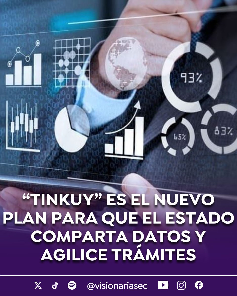 #MiradaNacionalEc | El Gobierno anunció el programa “Tinkuy”, una iniciativa que busca fortalecer la interoperabilidad entre entidades públicas y modernizar los servicios del Estado con un enfoque centrado en el ciudadano. El proyecto tendrá una implementación por fases durante