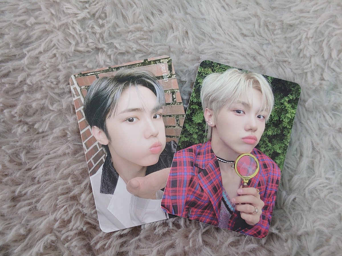 実はソンミン率が高かったクレビのトレカ👍❤️ 前に買ったCD見たら2枚