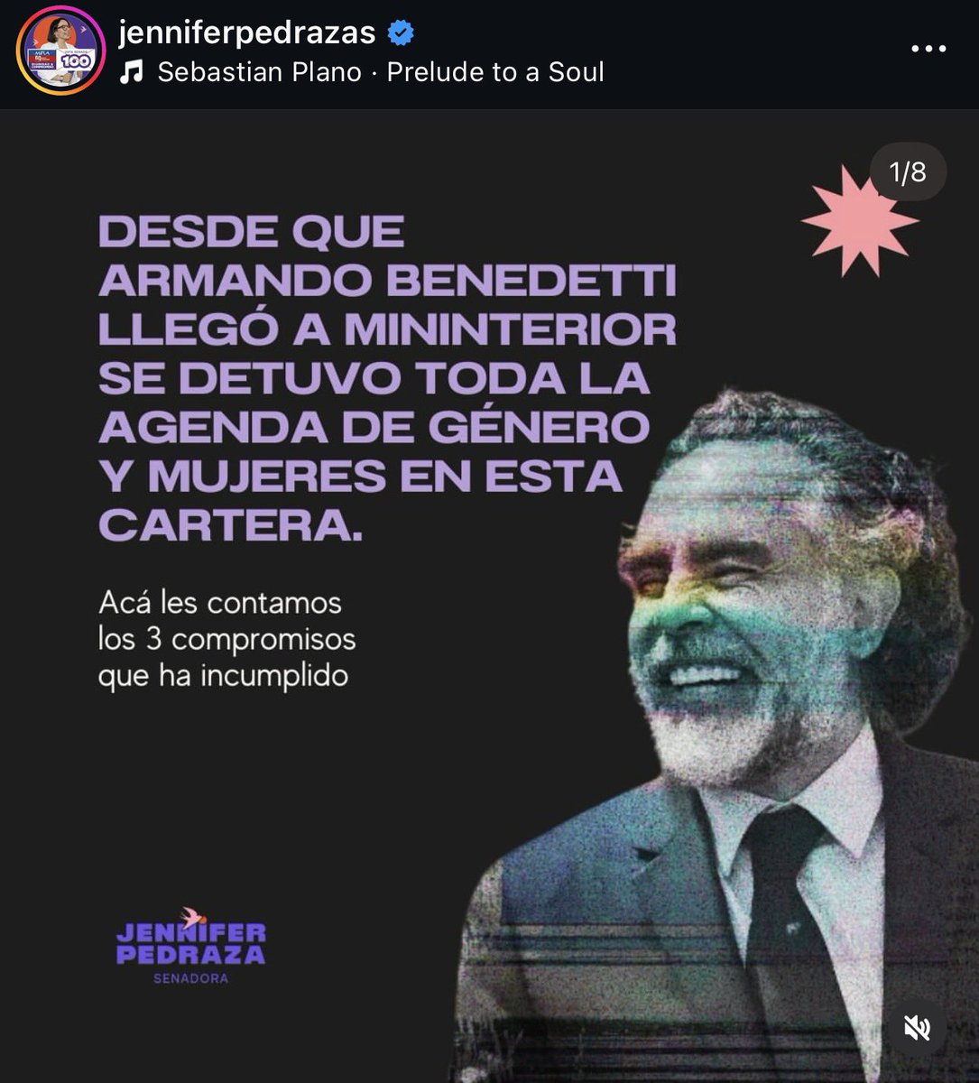 AABenedetti's tweet image. .@JenniferPedraz es una mentirosa compulsiva y buscadora de likes, habla de politiqueros y está en la lista del Mira cuya dueña, María Luisa Piraquive, fue sancionada con una multa de $3.800 millones por engañar a la Dian, que los votos los sacan a punta de fieles y diezmos.…