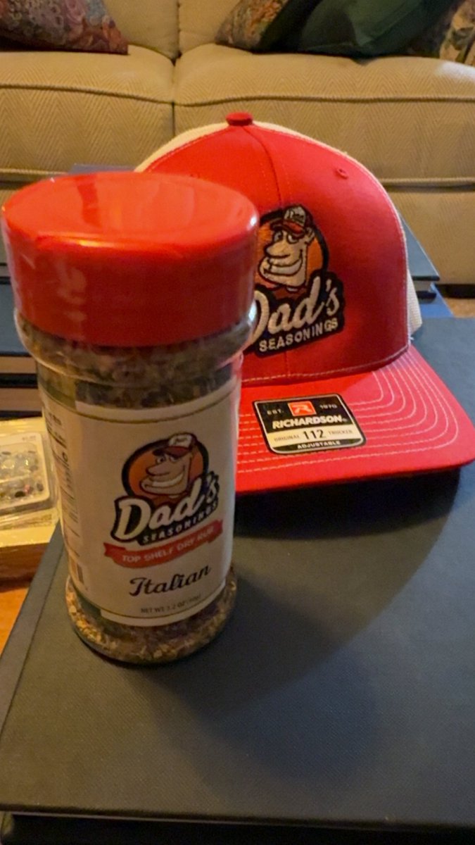 AnciraSalsa's tweet image. New hat game. @DadsSeasonings 
#ITALIAN