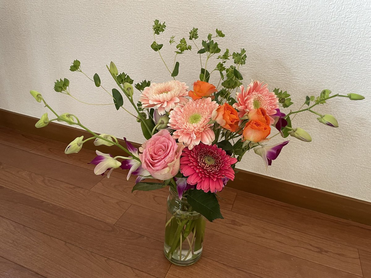 お花きれい〜☺️