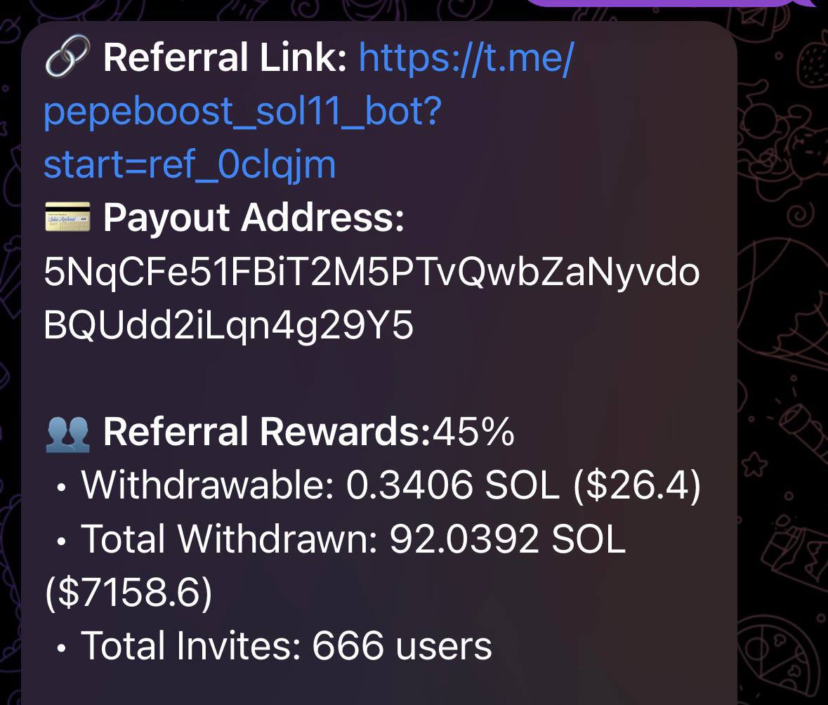 Rizzy1c's tweet image. Can we get my total invited users to 667 😂

Sign up today, Lower fees and easiest trading bot out there.

Save money today with Pepe boost

t.me/pepeboost_sol1…