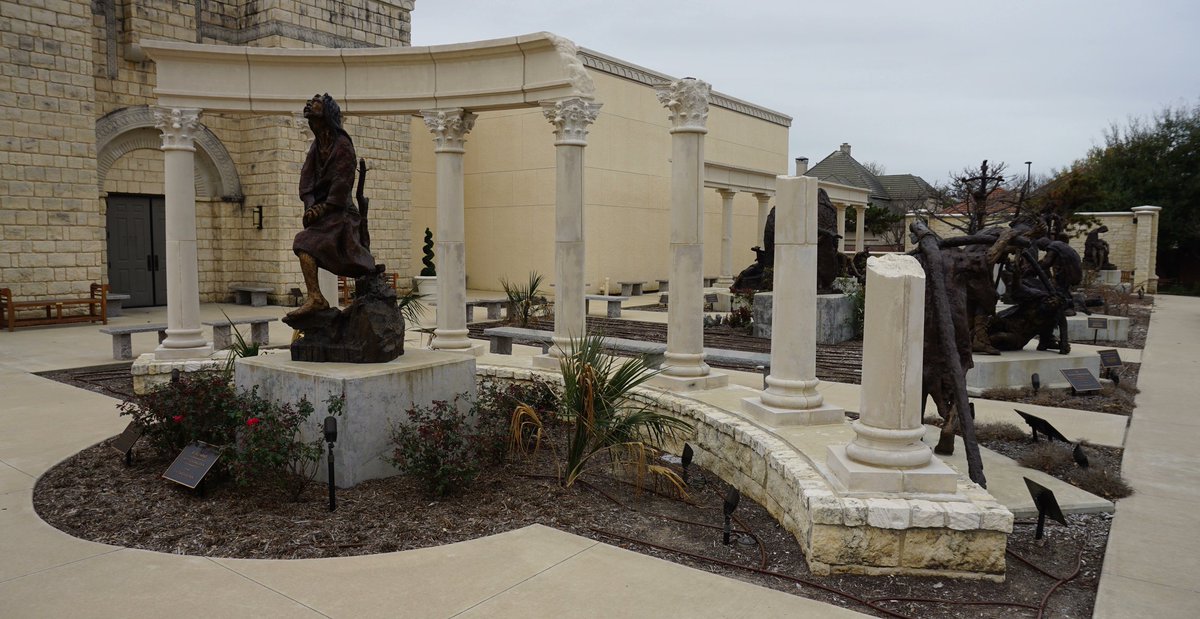NDClubDallas's tweet photo. #savethedate Good Friday Stations of the Cross at the Museum of Biblical Art's Outdoor Sculpture Garden from 10 am to 11 am.  
#ndalumni #dallastx https://t.co/g9E8ZuNkwL