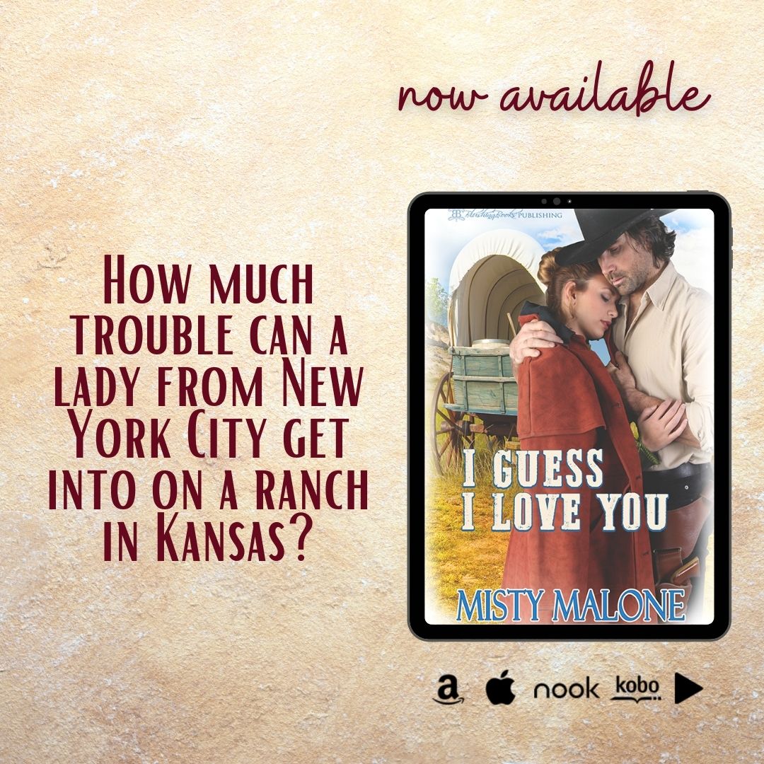 A lady from New York City on a ranch in Kansas? - I Guess I Love You by Malone, Misty amazon.com/dp/B094W8Z3Y8