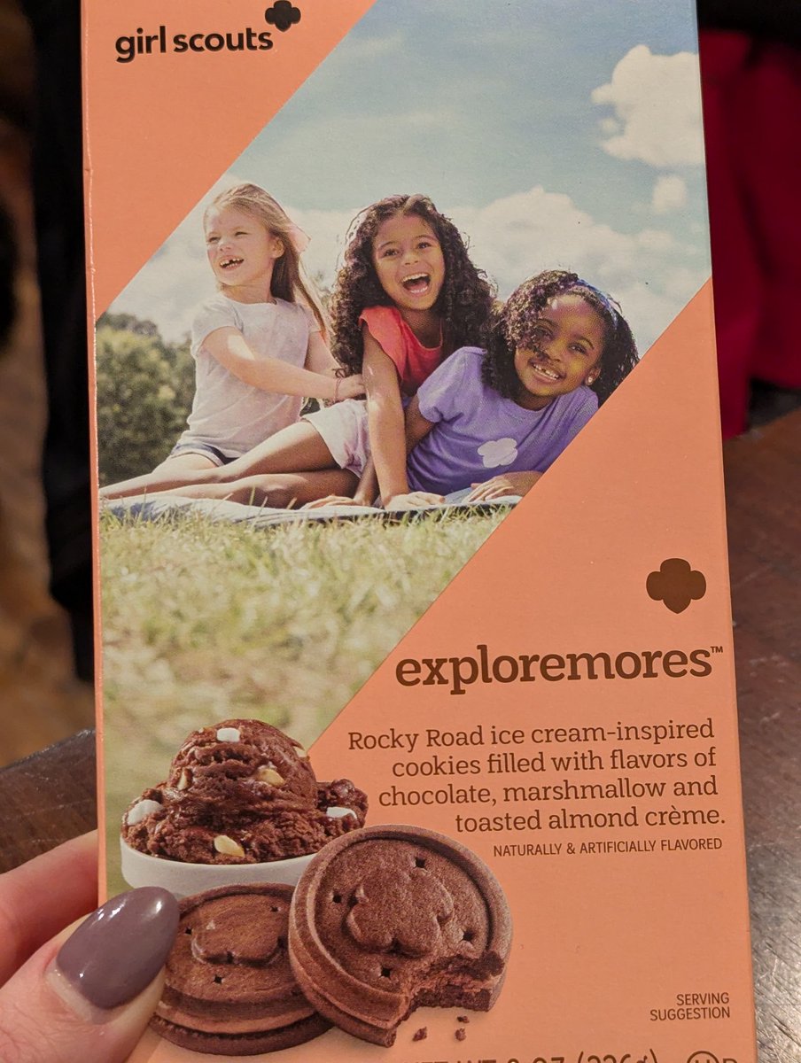 josiesays's tweet image. Okay, the cute Cookie Pusher got me. I didn't leave work without 4 boxes (and a donated box) of #GirlScoutCookies today! 
#frozenthinmintcookies #exploremores