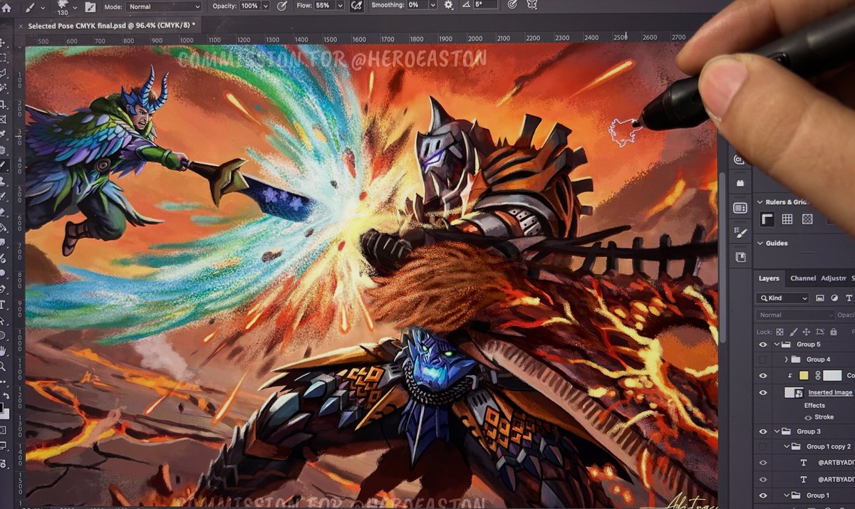 artbyadityajain's tweet photo. Dungeon Masters ❗️ need cinematic art for your campaign?
I create D&D / Pathfinder character scenes & splash art.
Limited Feb slots.
👉 https://t.co/LWFFrDYpfK ✨
#dndart #ttrpg #pathfinderrpg #dungeonmaster #fantasyillustration https://t.co/A4iAcR7aJZ