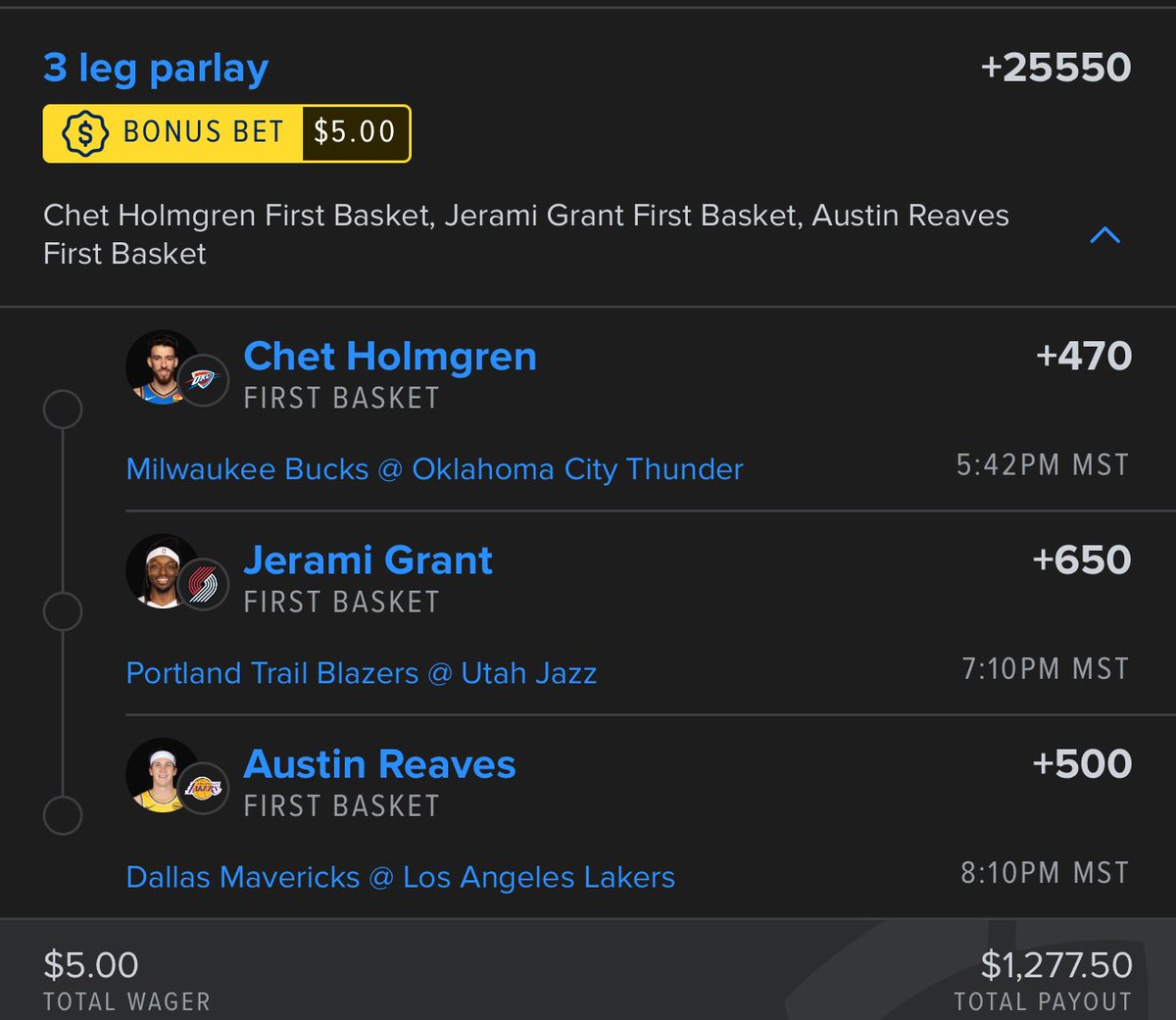 AnthoApes's tweet image. account.sportsbook.fanduel.com/sportsbook/add…

Last one 

#FB #Firstbasket #2man #Lotto #Bets #Slips #Parlays #PlayerProps #SameGameParlay #SportsBetting #GamblingTwitter #Fanduel