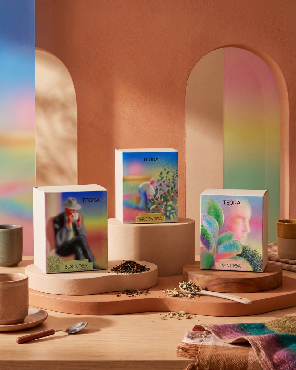 worldbrandesign's tweet image. Teora Contemporary Pointillism Tea Packaging Concept by Nada Alaboudi worldbranddesign.com/teora-contempo…
.
#branding #illustration #packagingdesign #labeldesign #worldbranddesign #worldbranddesignsociety