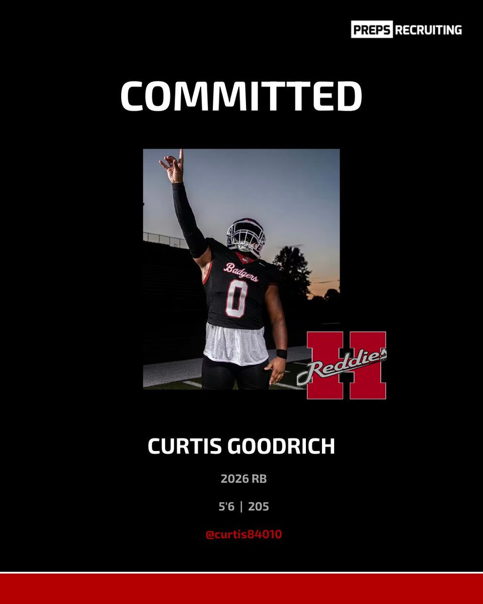prepsrecruit's tweet image. Locked in and ready for the next chapter 🔒 Curtis Goodrich (@curtis84010) commits to Henderson State University! The 5'6", 205-lb running back brings toughness, balance, and nonstop effort to the next level. Time to go to work 🏈💪
#prepsrecruiting #HendersonState #RunningBack