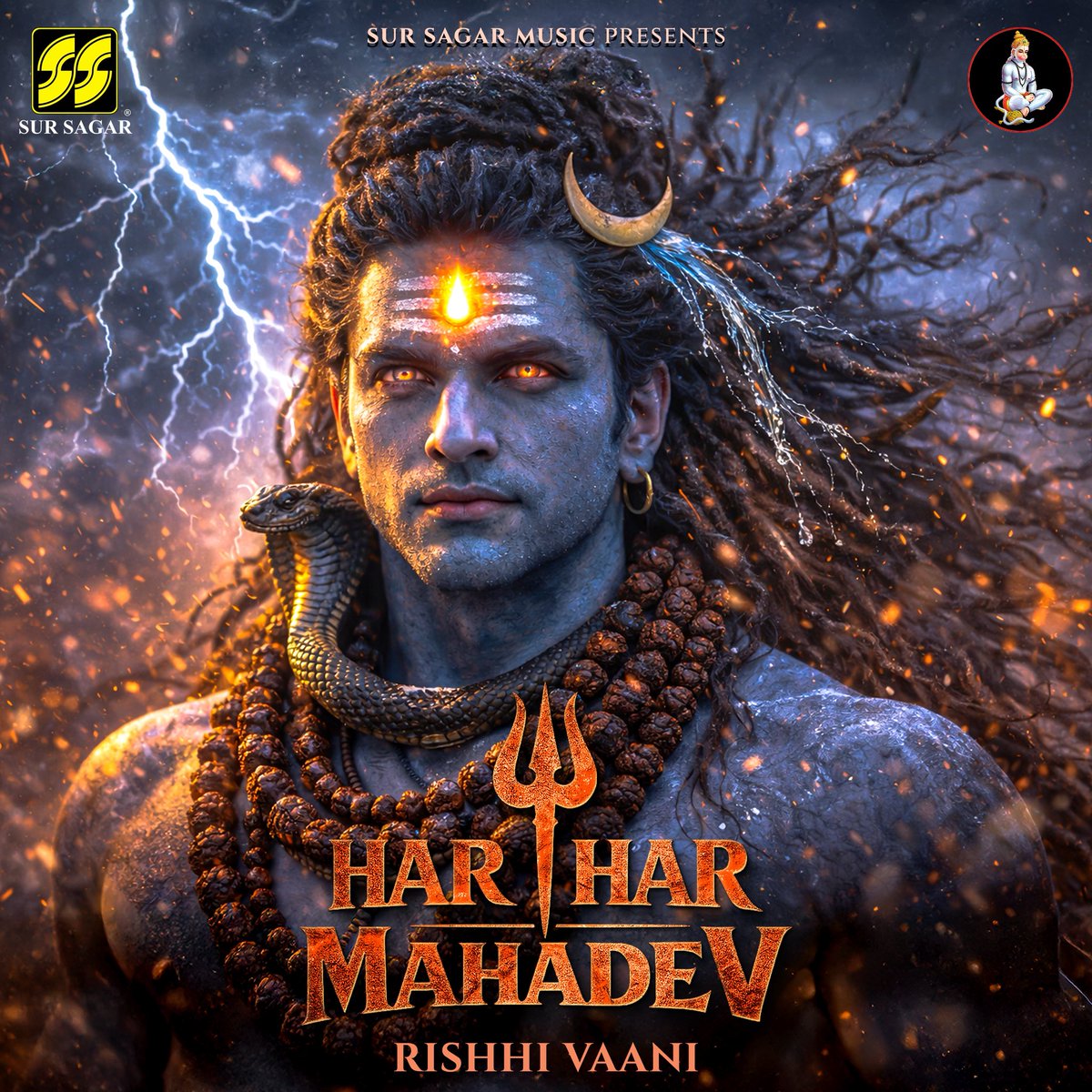 “Feel the storm of Shiva within… ⚡🔱
Rishhi Vaani’s Har Har Mahadev — Coming Soon 🔥”