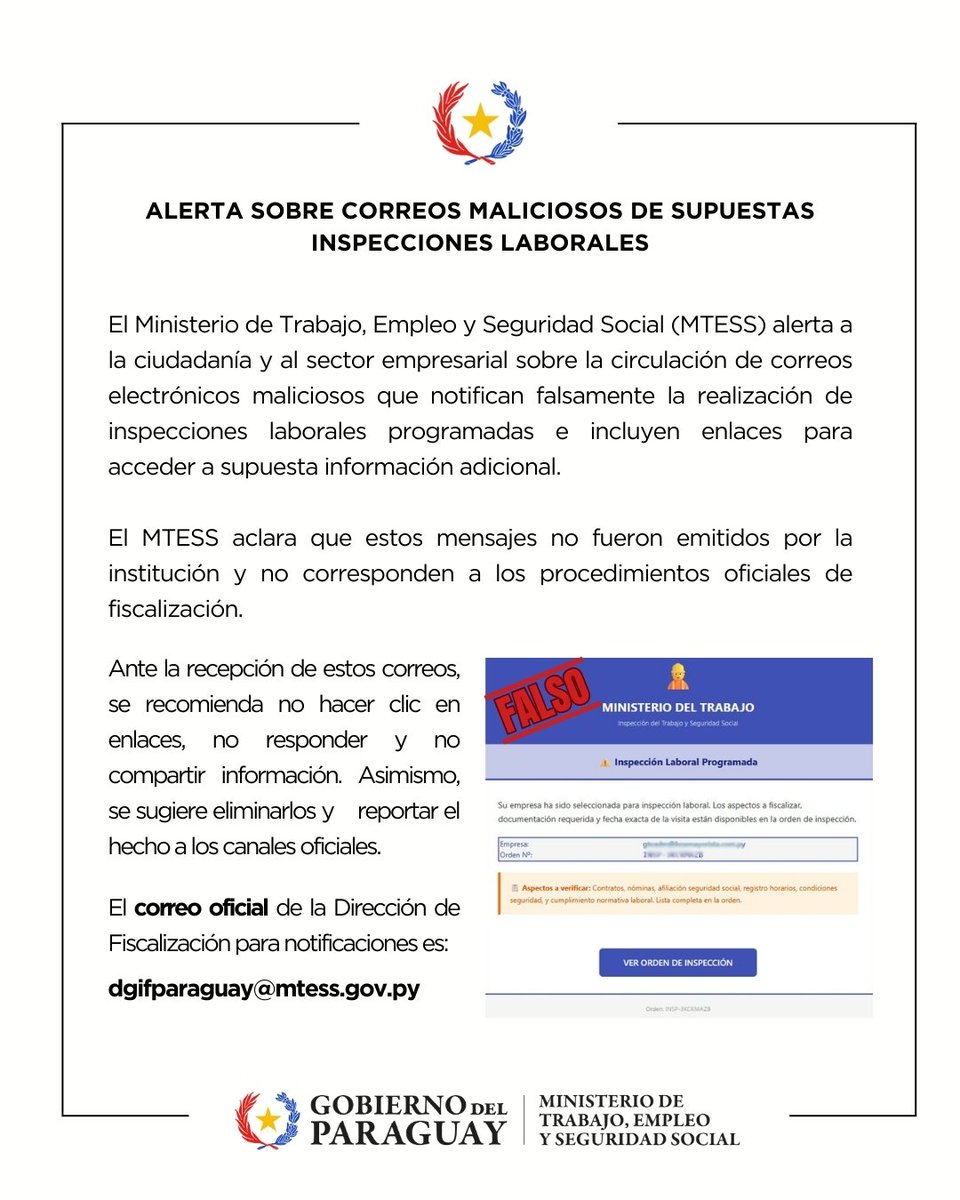 Ministerio de Trabajo, Empleo y Seguridad Social tweet media