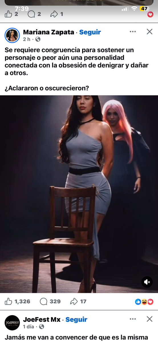 El equipo de mariana zapata o más bien los ridículos de los amigos quisieron humillarla y están tratando de desmentir la historia que contó Camilo…

Están ardidos porq karola si le da contendió a él para trabajar jajaja

El reality afuera está mucho mejor #LaCasaDeLosFamososCol