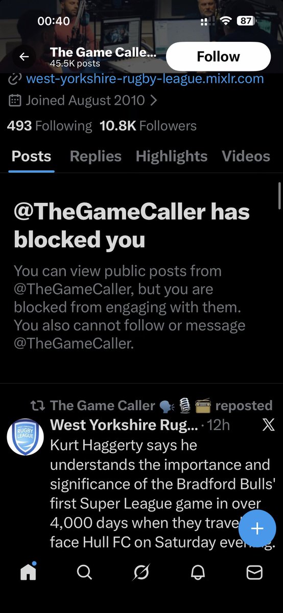 You’re still a cunt Mick. <a href="/TheGameCaller/">The Game Caller 🗣🎙📻</a> 👍🏻