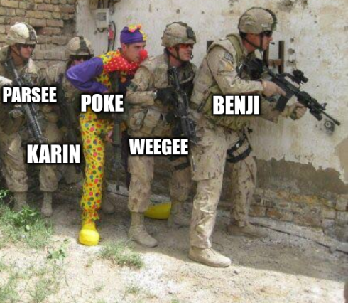 How it feels trying to go for the bounty