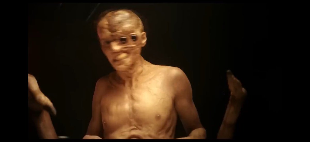 avinoddo's tweet photo. @BobaTalks I was gonna say… I grabbed an interesting still from the trailer. It took me a sec to pause it just right, on that single frame. Very cool looking with the multiple eyes forming and what looks like they could be some additional spider legs… https://t.co/nDARILiNkX