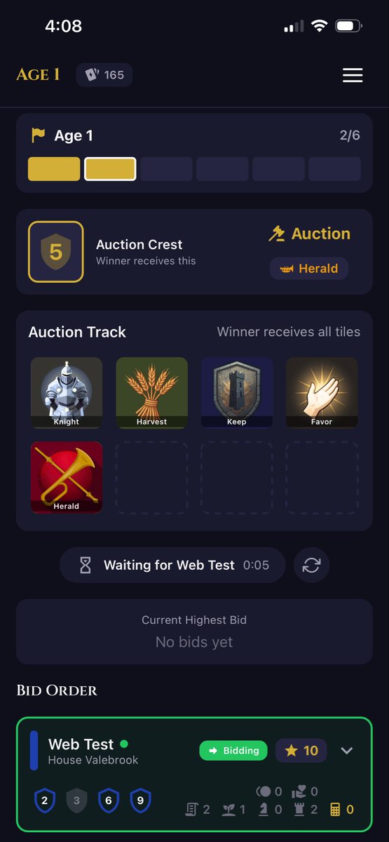Condav99's tweet photo. Over the past week (and 25 builds later) I’ve been vibe coding an online multiplayer strategy game for iOS using @Replit.

Now patiently waiting for @AppleSupport to hurry up and approve it for Test Flight distribution!

Bookmark this post if you want a Beta Invite 🛡️ https://t.co/DBc2zxqEHa