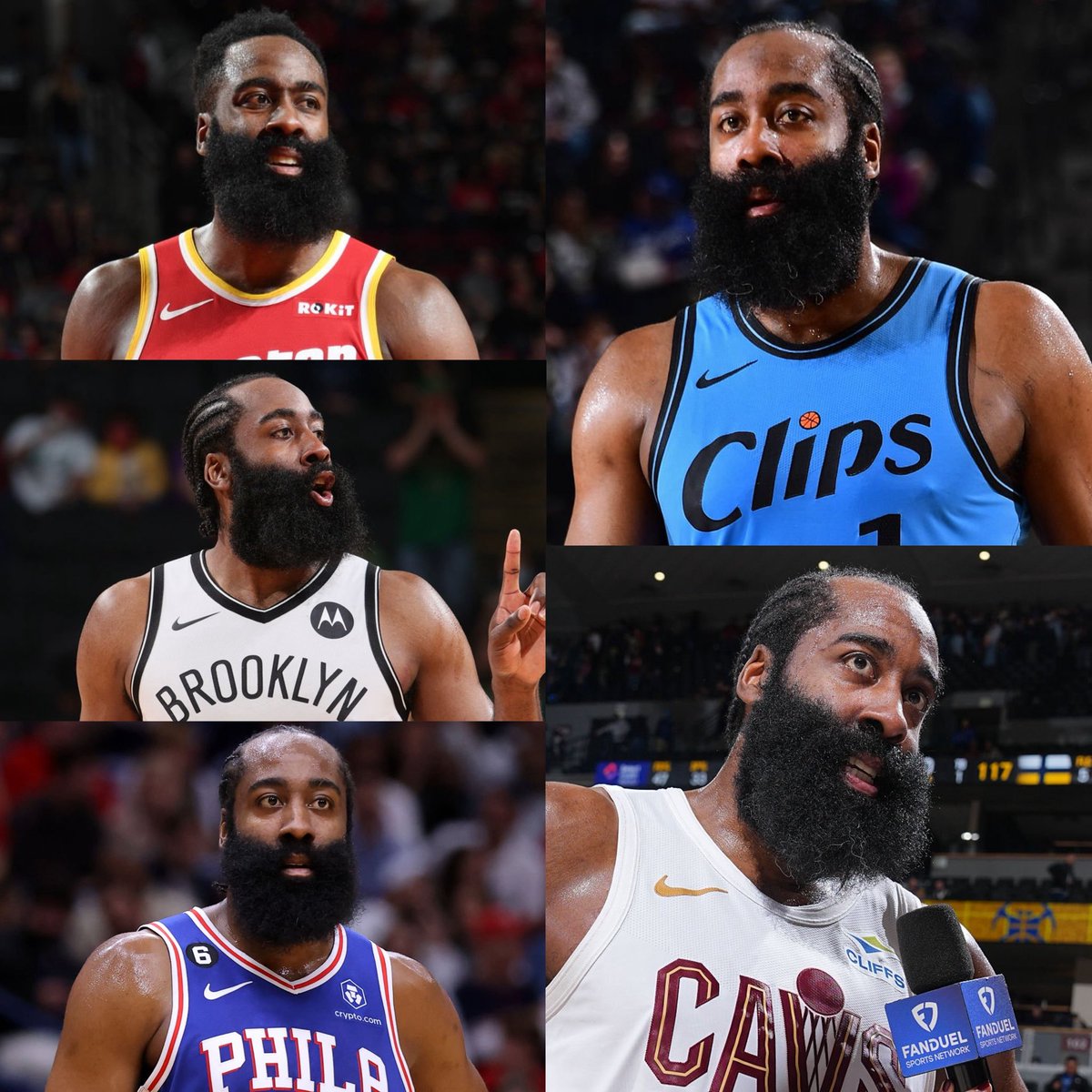 The only player in history I fear that can legitimately pull off any jersey without looking washed 😭