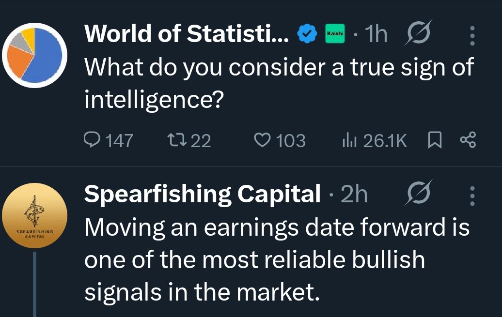 When your random feed lines up. $EOSE