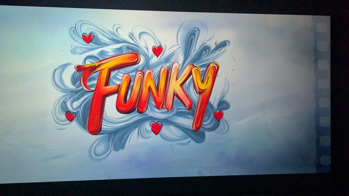 desireviewer10's tweet photo. Just settled in and about to start #Funky, where the trailer already said: "Bring your sense of humour, leave your logic at the door."

Challenge accepted. Let's see what kind of wild ride tonight brings. Ready for some madness, laughs, and full-on entertainment! https://t.co/gL3nQVv8Rd