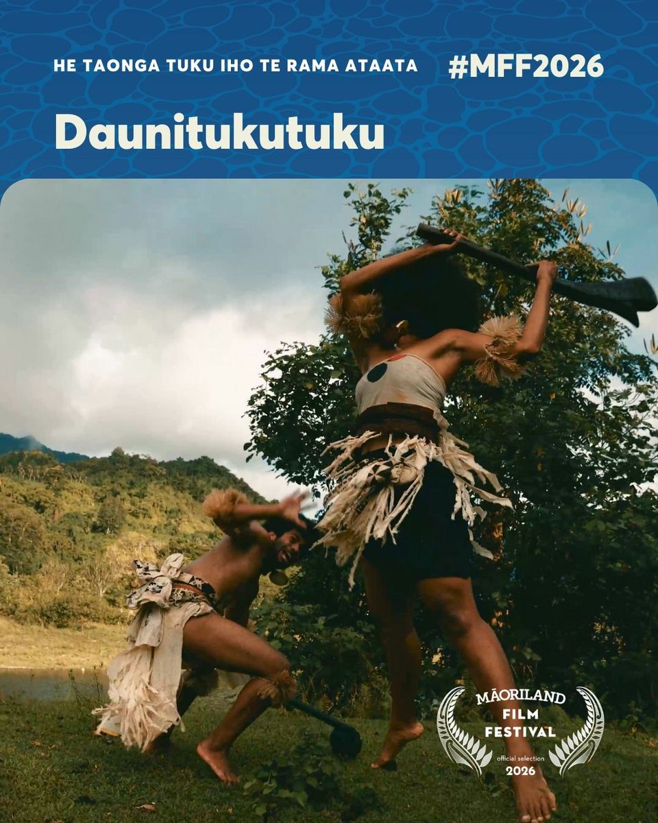 It's official - 'Daunitukutuku' will be having its New Zealand Premiere at <a href="/MAORILANDFILM/">Māoriland Charitable Trust</a> Festival 2026!

I'm excited to show the short film in New Zealand for our Indigenous cousins to enjoy and for our Fijians to see themselves on screen and hear their language!