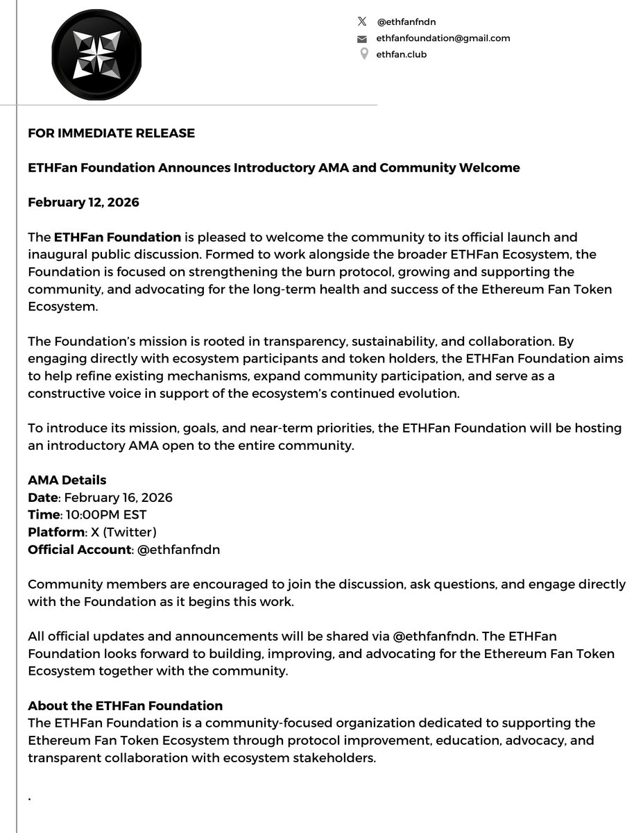 EthFan Foundation (@ethfanfndn) on Twitter photo 