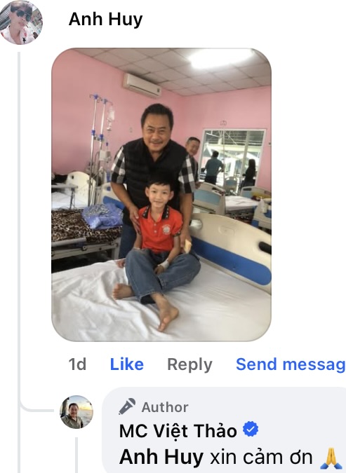 Xin cảm ơn Anh Huy đã gửi tấm hình này cho Việt Thảo. Một ngày đáng ghi nhớ với các em tại Bệnh Viện Trung Ương Huế Khoa Nhi Ung Bướu (Jan.25,2026).
.
#vietthao #mcvietthao #MCV #Huế