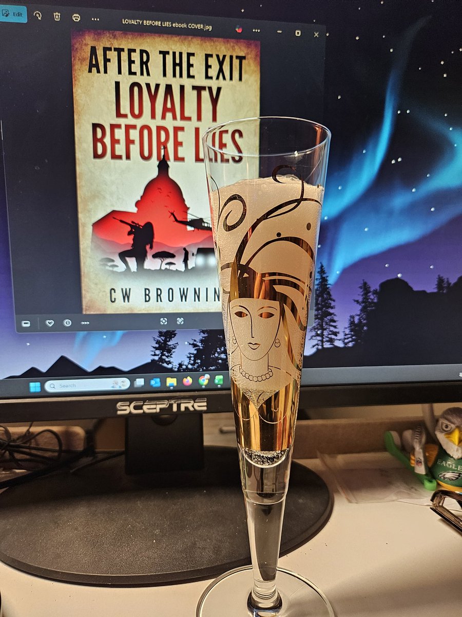 cw_browning's tweet photo. Happy Launch Day!! Loyalty Before Lies, #3 in the After the Exit series, is live in ALL the places! Go see what Viper and Hawk are getting up to! 😄 https://t.co/f0Yq4GRJgI