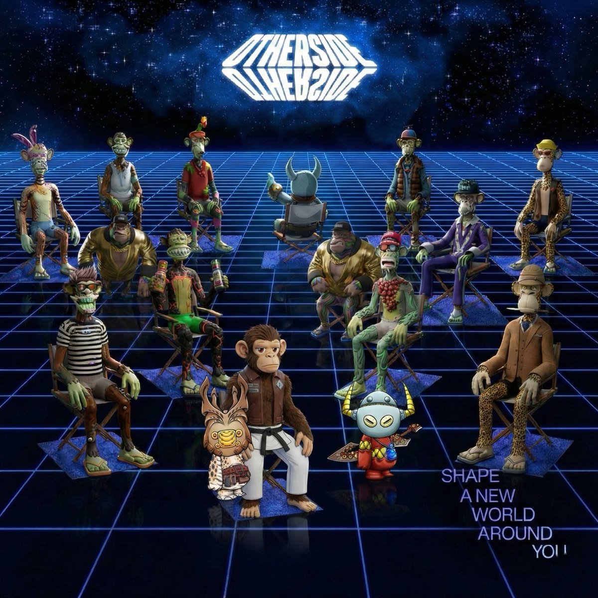 What an honor to have my <a href="/GeezOnApe/">GeezOnApe</a> in this image. So many grails.  And he's there twice 👀  It was by mistake the other one was supposed to be <a href="/Yuki_on_X/">Yuki 🦍</a> who also has great taste in grails. <a href="/NGBxShpend/">ngbshpend.eth 🍌</a> appreciate you including my grail with all these insane grails!!