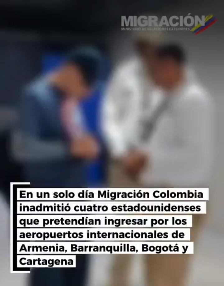 JulianAndresGV's tweet photo. @MigracionCol @Gloarriero @petrogustavo @infopresidencia @Citytv @CaracolRadio @lafm @elheraldoco En #Colombia les decimos a hombres y mujeres de @MigracionCol Gracias! por proteger a niños y niñas de posibles predadores sexuales
Como en #Medellín también #Bogotá, #Cartagena, #Barranquilla y #Armenia realizan un gran trabajo inadmitiendo extranjeros con Alertas #AngelWatch 👊 https://t.co/nJnj3AOz9j