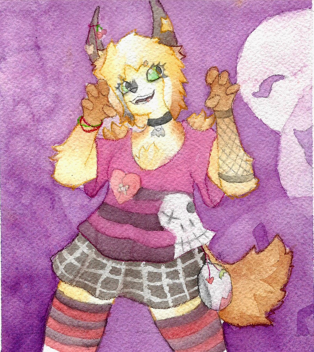 musu_opalman's tweet photo. Emo princess Topi, fanart for @trigaroo https://t.co/bngQIBYZI6