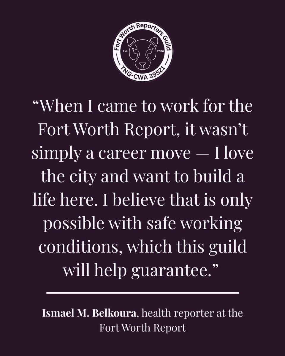 Fort Worth Reporters Guild tweet media