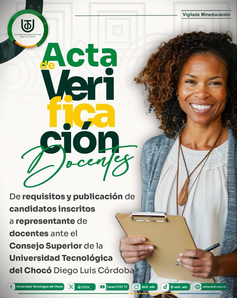 U. Tecnológica del Chocó tweet media