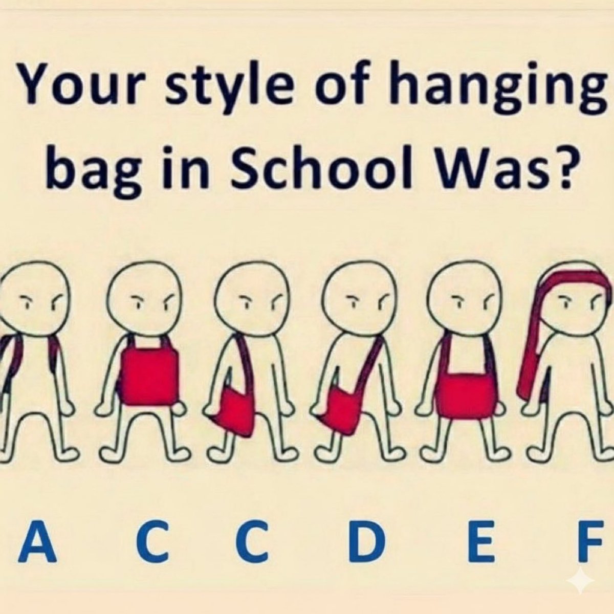 What’s your style of hanging bag?
Be honest