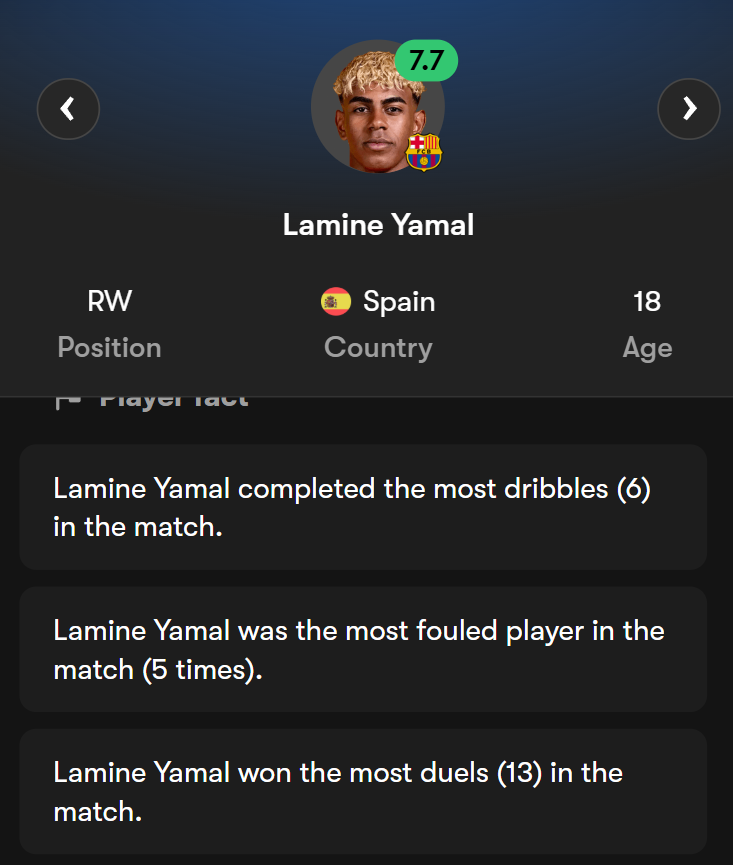 We can never stop the haters from jumping on Lamine after every loss, but if you’re a Barça fan blaming him for this, you’re being ridiculous. The whole system collapsed last night. 

He was constantly receiving the ball in impossible situations, completely crowded out by the