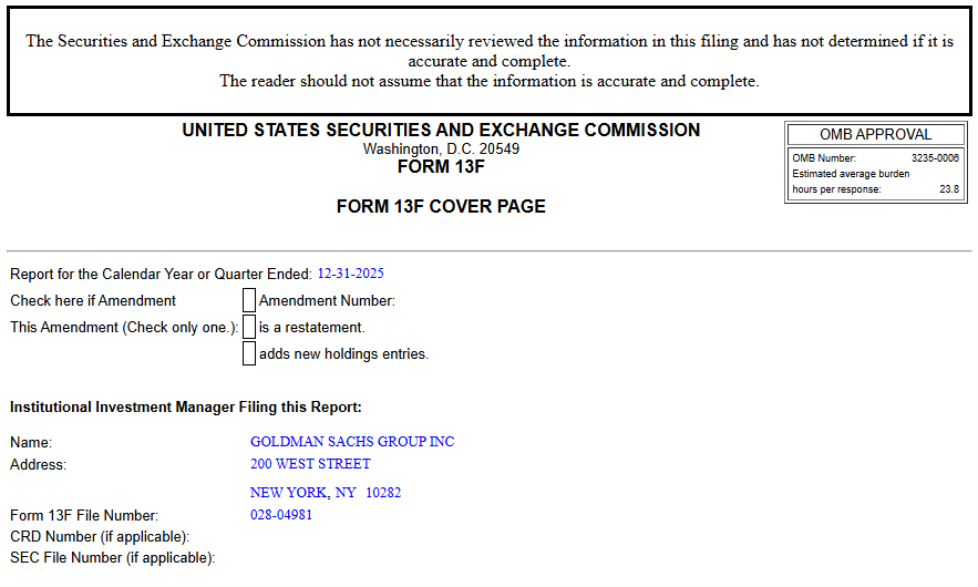 Goldman Sachs just disclosed $1.1 BILLION in BlackRock's Bitcoin ETF (IBIT) in their Q4 2025 13F filing.  

That's the same Goldman Sachs that in 2020 listed "5 reasons Bitcoin is not an asset class suitable for investment."  

Watch what they do, not what they say. 🧵