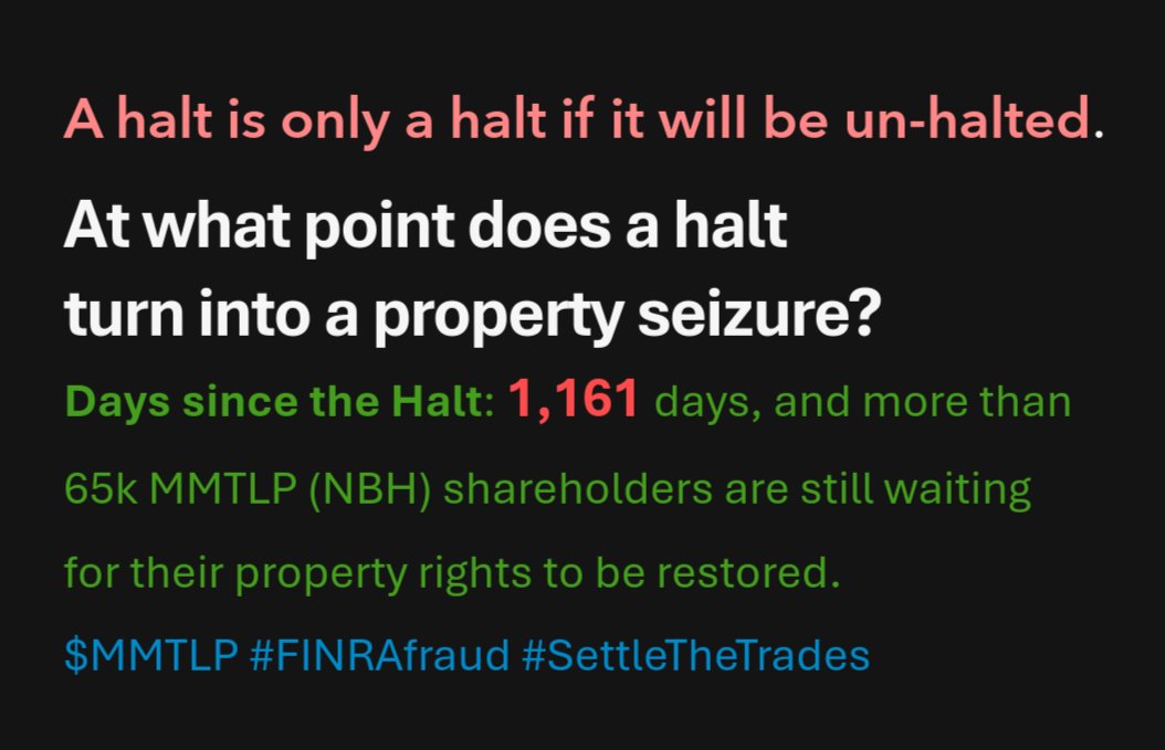Bumbles_Bounce_'s tweet photo. Did you know that @SECPaulSAtkins
also thinks it's permissible for  current rules and regulations to be ignored, AND refuses to help 100k investors to have their property rights restored.
Please look into $MMTLP. 🙏🏼
#SECfraud #FINRAfraud #SettleTheTrades https://t.co/2IcQtLx1kq