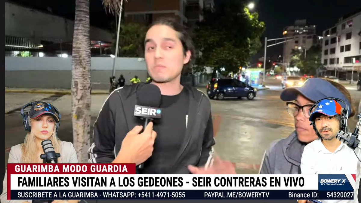 12 CADETES SECUESTRADOS EN EL RODEO, INVISIBLES, ROMPEN EL SILENCIO, NO ESTAN EN LISTAS, HOY HABLAN EN VIVO SUS FAMILIARES <a href="/SeirContreras/">Seir Contreras</a> <a href="/hacemosguarimba/">Guarimba Digital - by Bowery</a> <a href="/ChacoCma/">CHACO</a> <a href="/GastonLevar/">Gaston Levar</a> <a href="/_Provea/">PROVEA</a> <a href="/TAMARA_SUJU/">Tamara Suju</a> <a href="/ForoPenal/">Foro Penal</a> <a href="/usembassyve/">Embajada de los EE.UU., Venezuela</a> <a href="/MariaCorinaYA/">María Corina Machado</a> <a href="/SecRubio/">Secretary Marco Rubio</a>