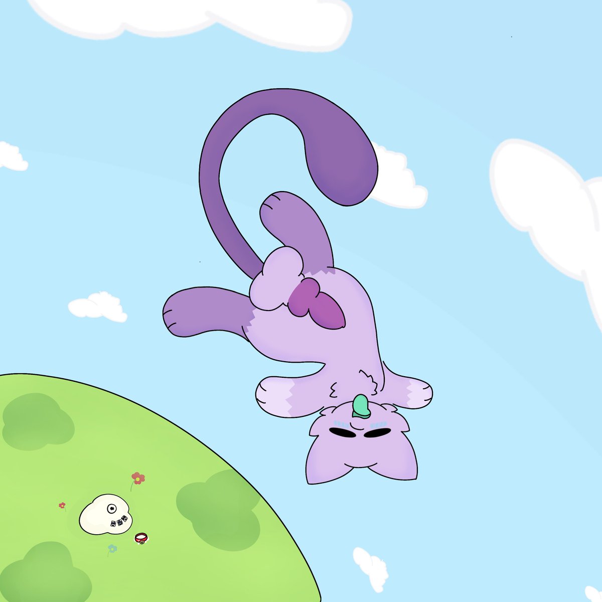 Eep! Guess <a href="/StarDystXD/">Mint</a> mew Dyst caught some lil snacks to turn to batter... I wonder who they were.. And where they are now~

Another gift for <a href="/StarDystXD/">Mint</a>, hope u like it!