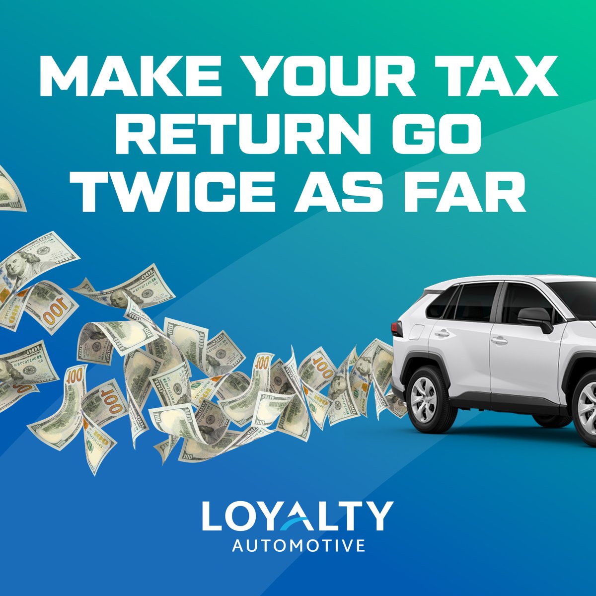 Got a tax return? It’s worth 2x as much at Loyalty – put it toward your new ride and save BIG! Every vehicle we sell comes with Lifetime Loyalties – that means a lifetime of oil changes, a lifetime of state inspections, &amp; our lifetime engine guarantee: brnw.ch/21wZUl0