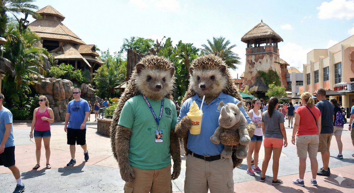 PricklyPatrol's tweet photo. Incident Report #047
Location: Undisclosed theme park
Suspects: 2
Morale: Stable
Dole Whip status: Secured

#HedgehogCops #PricklyPatrol #Satire https://t.co/nVDsmRDNBf
